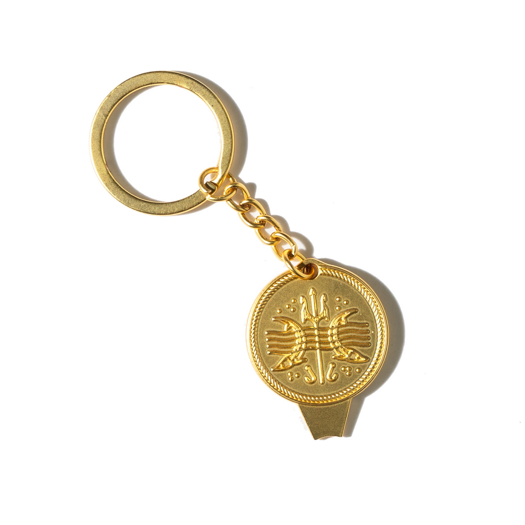 Gold Caviar Tin Key